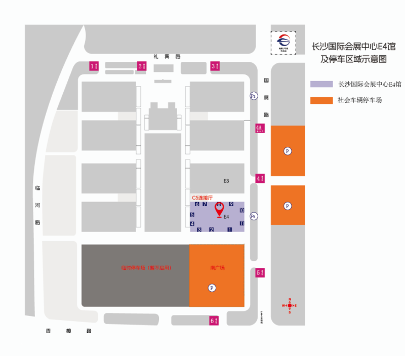 停车区域示意图
