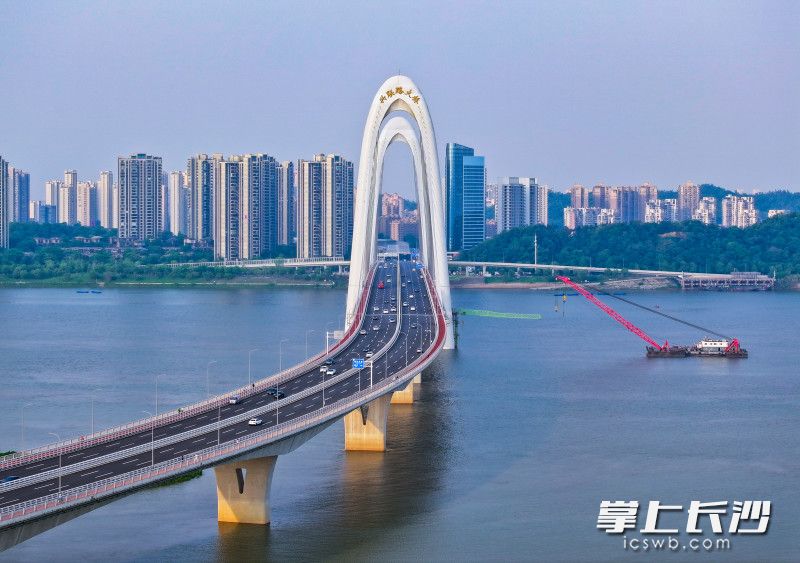 兴联路大桥通车首日。