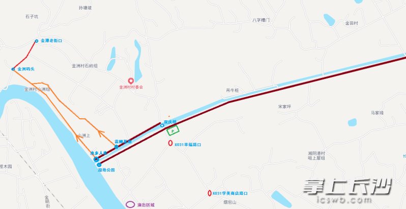 道路交通管制示意图。