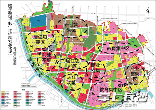 隆平高科新区土地利用规划图