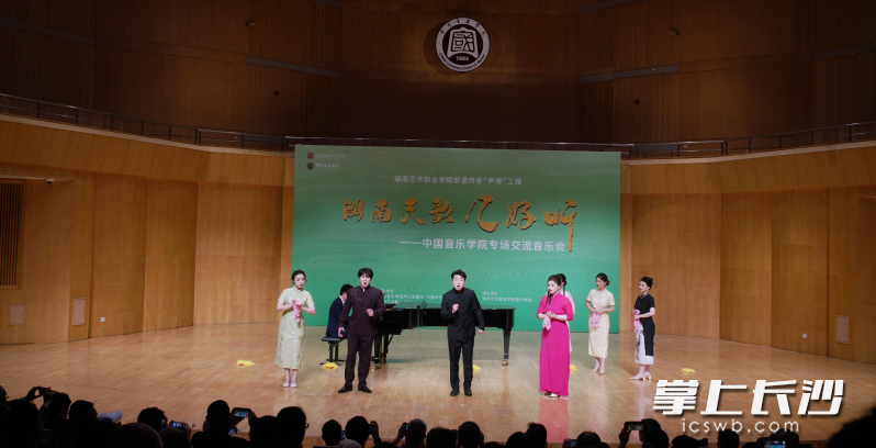 音乐会小组表演。