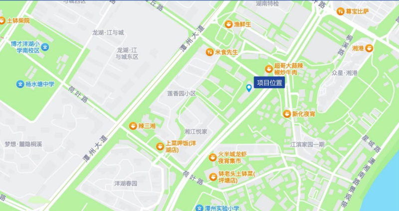 项目入驻地点示意图。 项目入驻地点示意图。