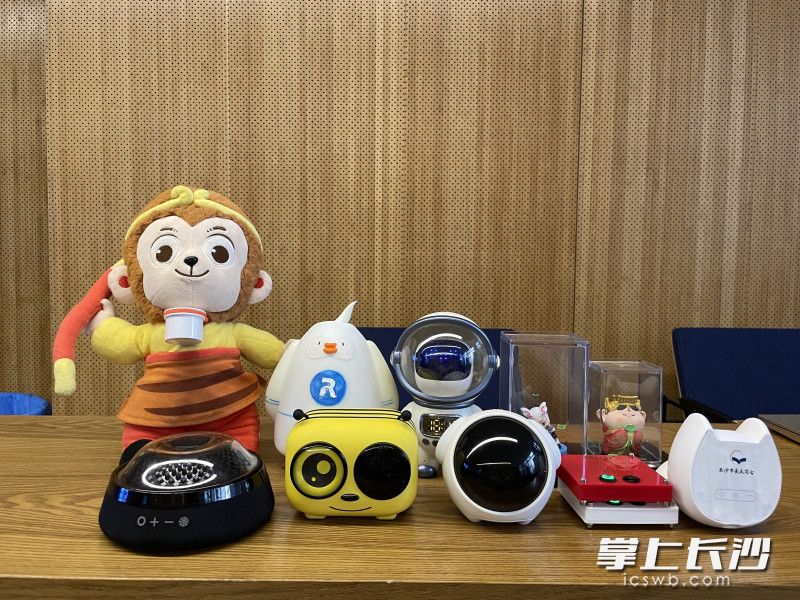 润泽美智推出的AI手伴。长沙晚报全媒体记者 匡小娟 摄。