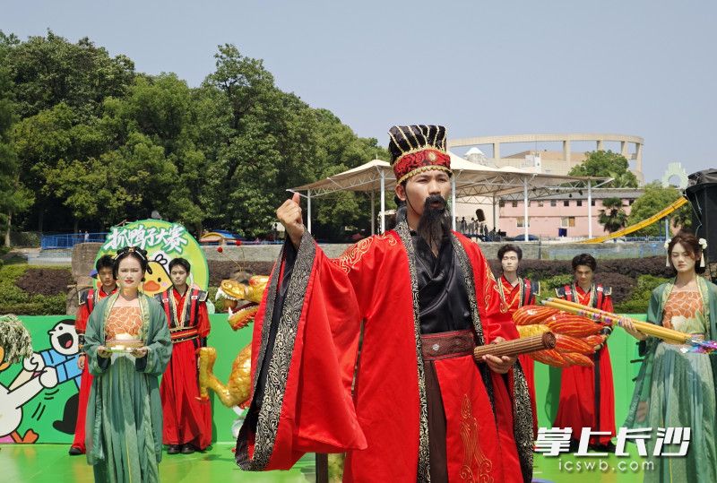 端午祭祀大典开启。 均为长沙晚报全媒体记者贺文兵摄