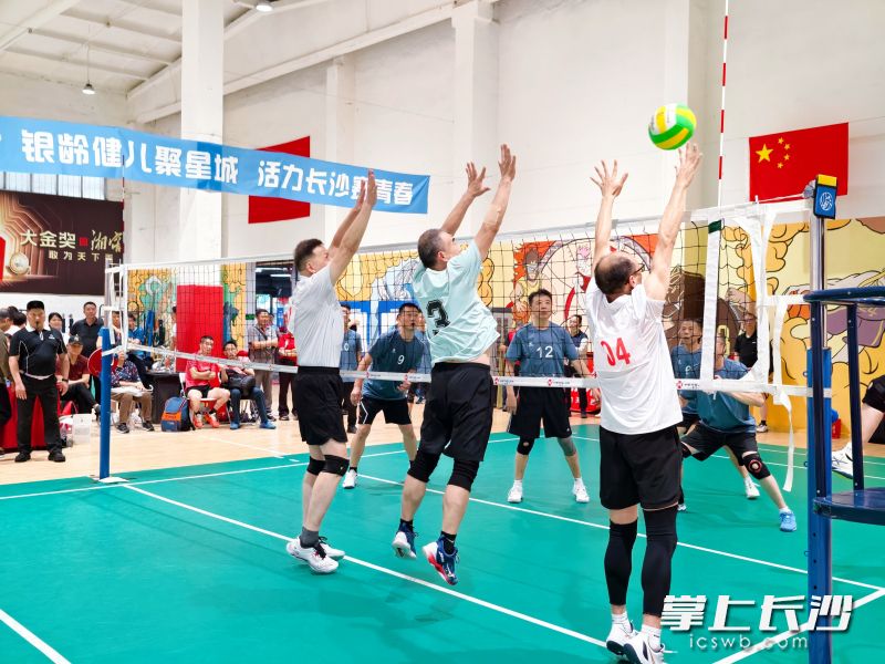 集体拦网。