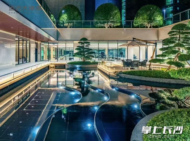 现在长沙市场上的新规产品越来越多，而且消费者接受度蛮高。图为运达大泽湖项目实景。 受访者供图