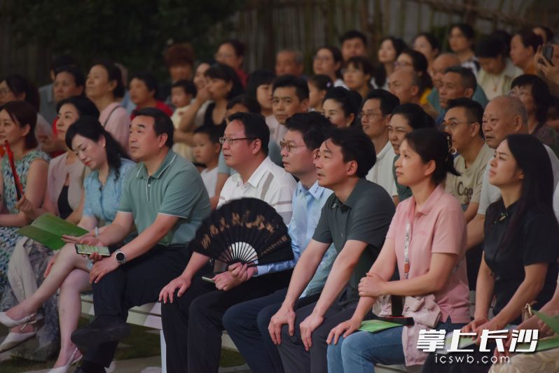 音乐会观众席。均为长沙晚报通讯员 胡硕平 段雄摄