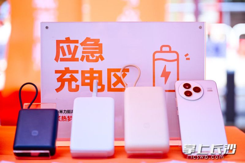 充电区配备多类型接口数据线，解决电子设备断电焦虑。