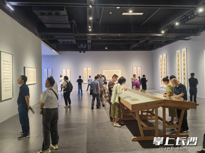 “石上流泉——罗光磊篆刻书法作品展”开幕。