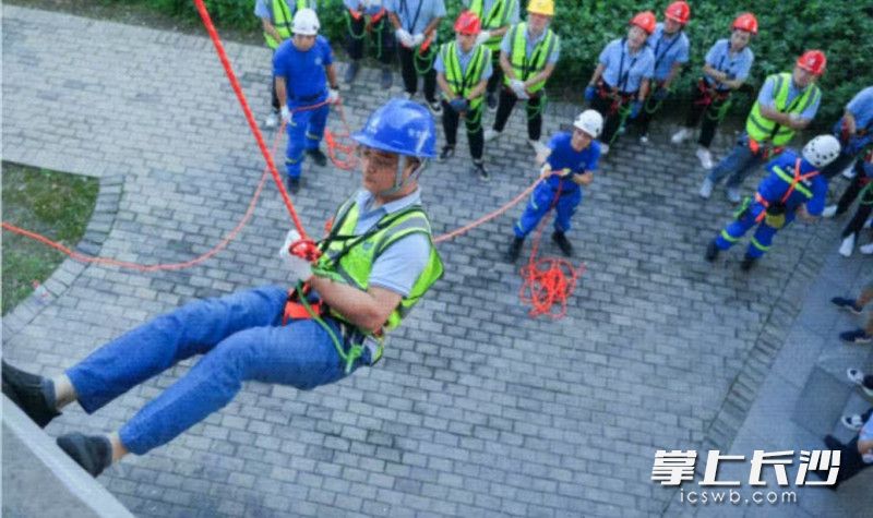 图为演练场景。 长沙晚报通讯员 戴明君 供图
