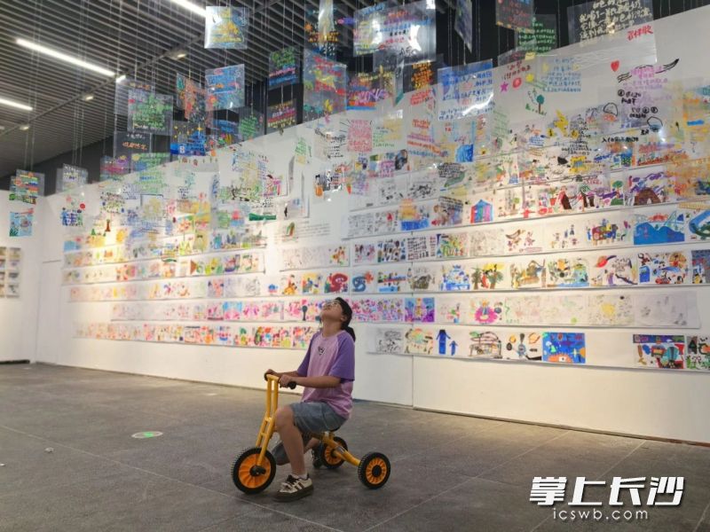 展厅里童趣盎然。 均为湖南美术馆供图