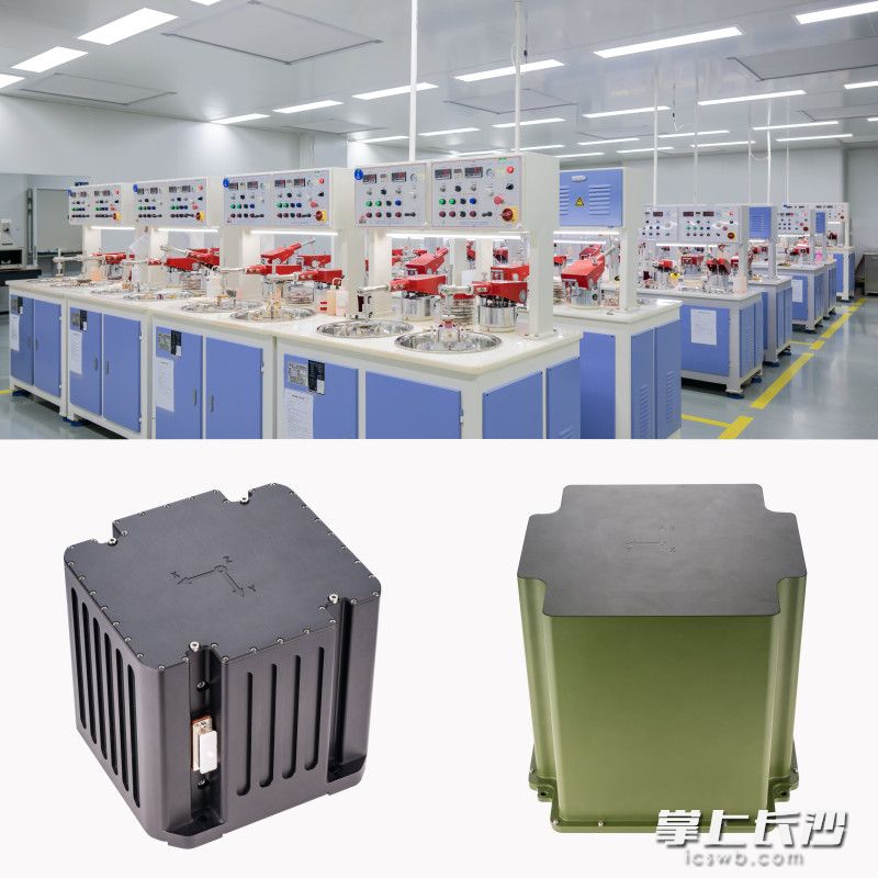 华惯科技产线及激光陀螺惯性导航系统。