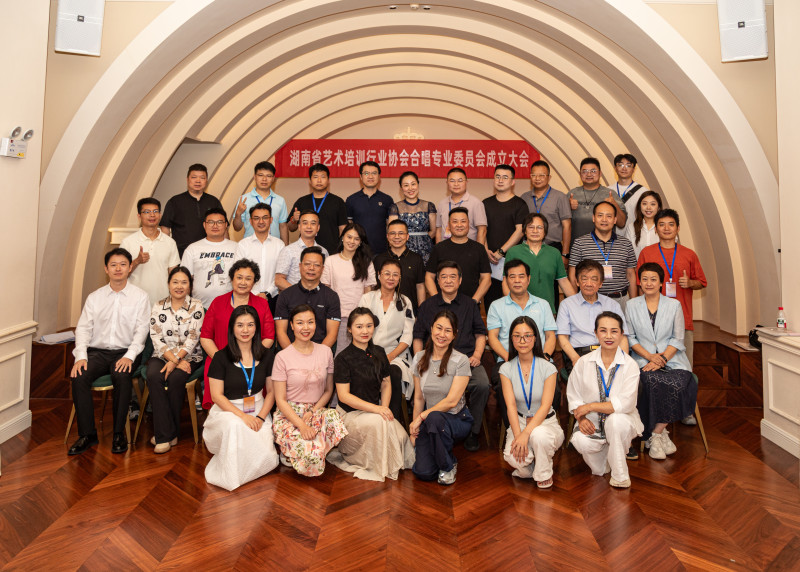 湖南省艺术培训行业协会合唱专业委员会成立大会10日在长沙举行。资料图片