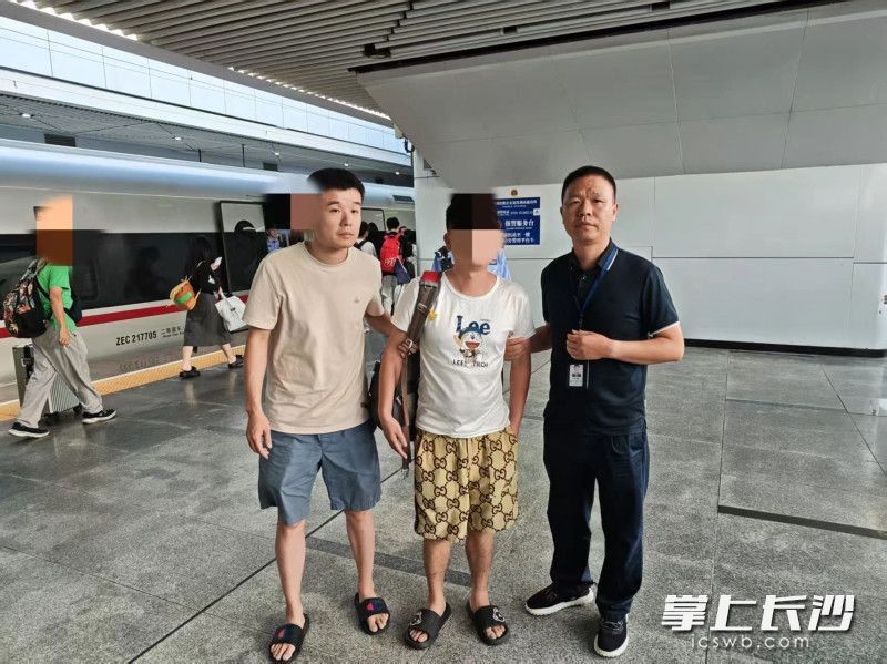 犯罪嫌疑人被捕。 通讯员供图