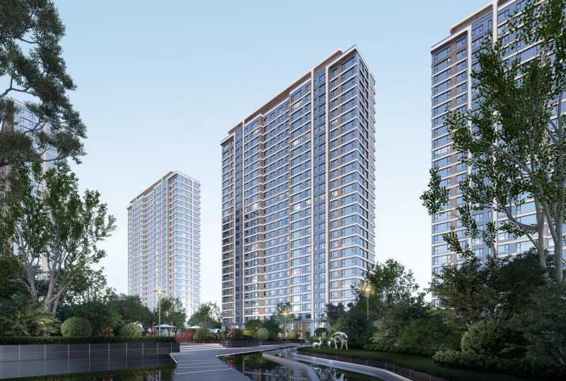 项目打造片区首个公建化外立面。