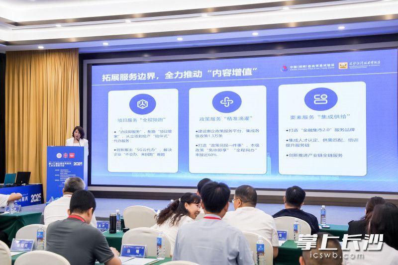 长沙经开区正在作经验分享。