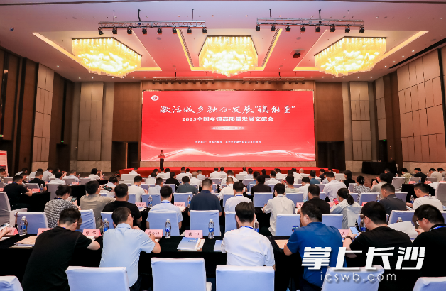 2025全国乡镇高质量发展交流会现场。活动组委会供图