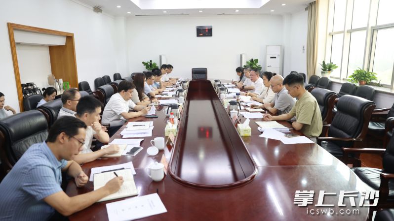 28日，市领导领办重点提案办理协商会召开。 长沙晚报全媒体记者 盛磊 摄