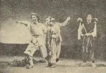 花鼓戏《双送粮》剧照，著名的《浏阳河》即出自于这出戏。资料图片