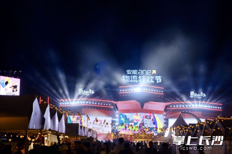 安能ANE物流狂欢节现场人潮涌动。 企业供图