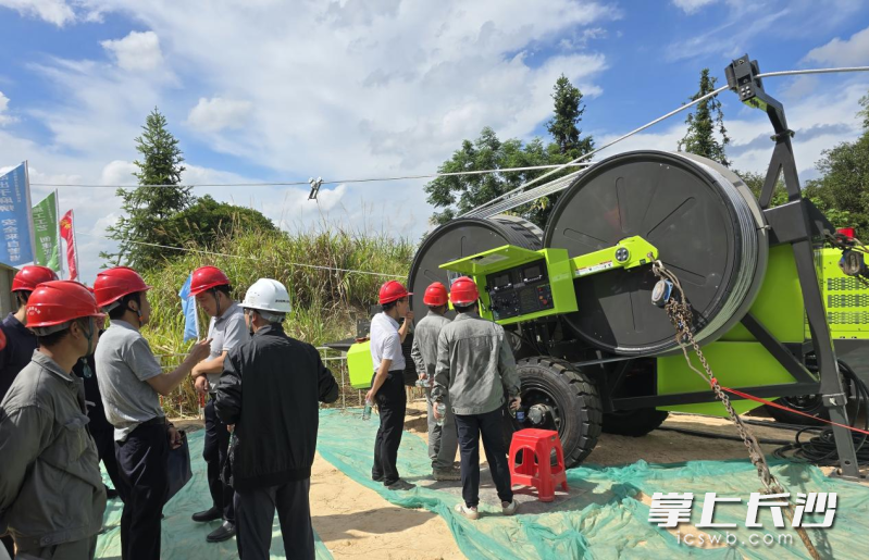 中联重科新能源牵张成套设备首次投入应用。长沙晚报通讯员 刘成坤 供图