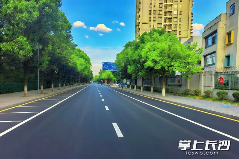 南山路（板仓路—星沙大道）段通车。 通讯员供图