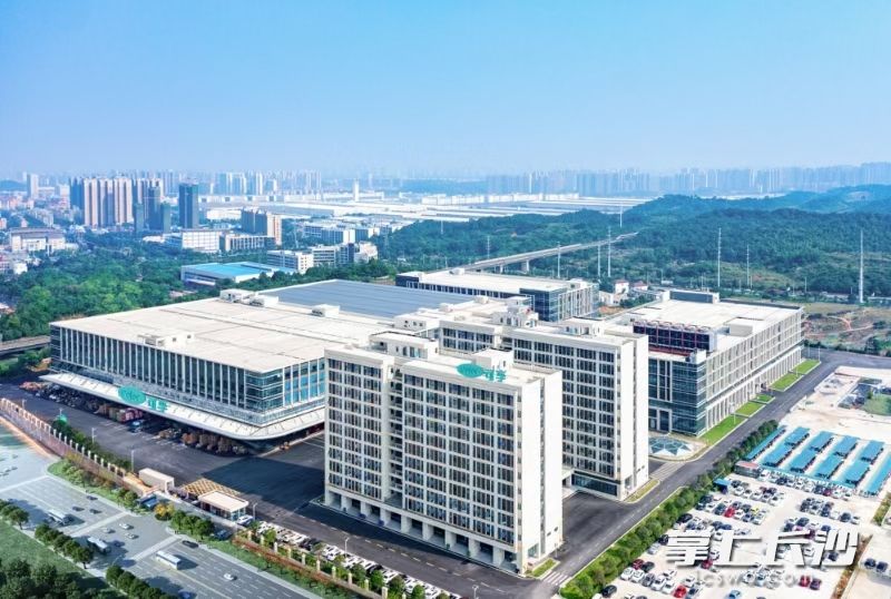 位于雨花经开区的可孚医疗智能装备长沙总部基地。 长沙晚报通讯员 罗晓旭 供图