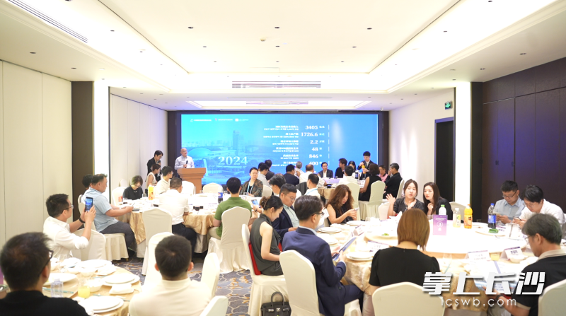 韩国企业中国行专题活动现场。 均为长沙晚报通讯员舒展供图