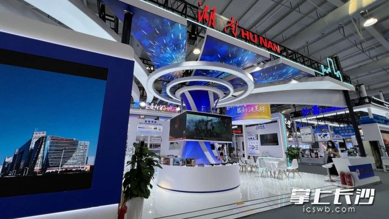 服贸会的湖南馆。均为受访人供图