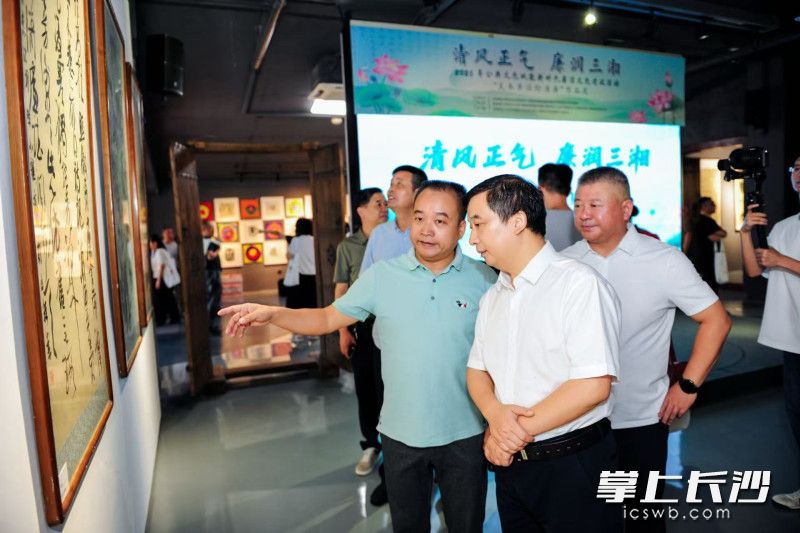 观众驻足欣赏。