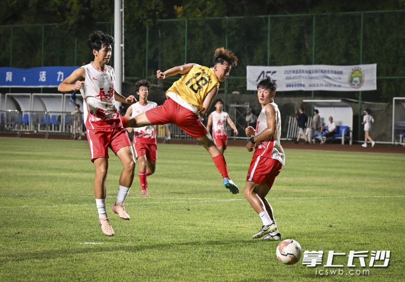 长沙队在训练。 长沙晚报全媒体记者 余劭劼 摄