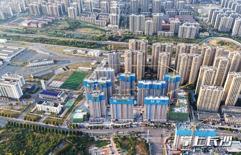 坪塘北片保障性住房（三期）项目航拍图。
