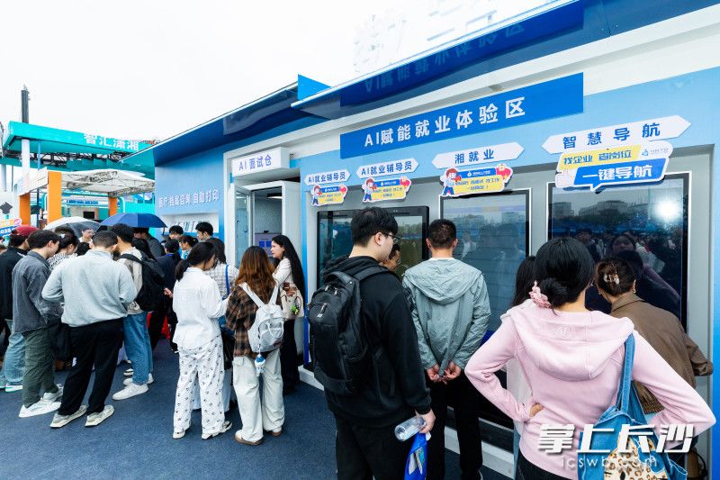 AI赋能就业体验区。