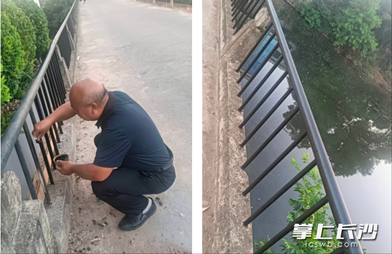 浏阳市澄潭江镇吾田村二党支部党员王贤虎,自掏腰包购买油漆和工具,利用闲暇时间对桥梁护栏进行全面粉刷。长沙晚报通讯员 王利 供图 浏阳市澄潭江镇吾田村二党支部党员王贤虎,自掏腰包购买油漆和工具,利用闲暇时间对桥梁护栏进行全面粉刷。长沙晚报通讯员 王利 供图