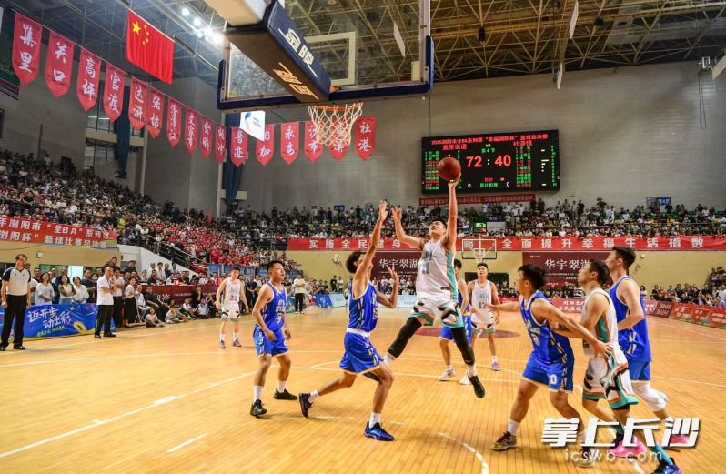 浏阳“全BA”决赛现场。 浏阳“全BA”决赛现场。