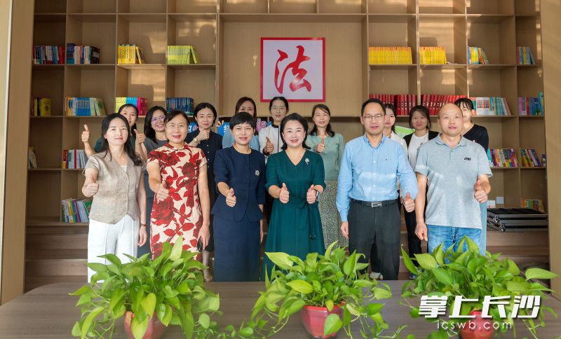 现场合影。 均为长沙晚报全媒体记者陈飞摄