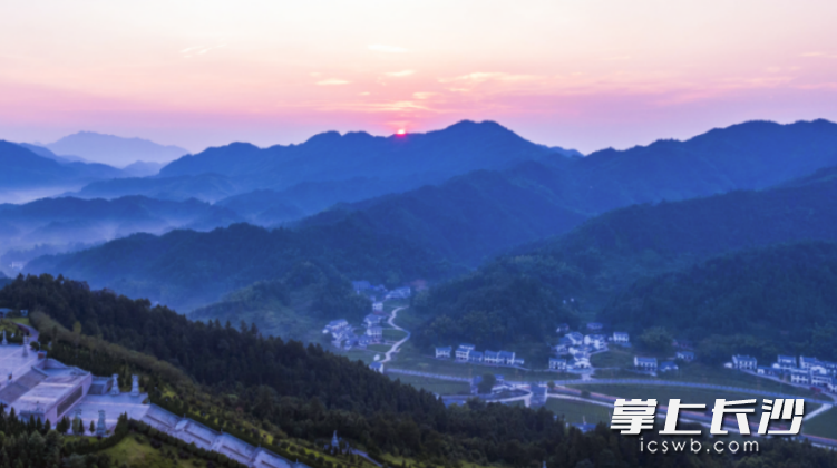 风景秀丽的沩山密印景区。
