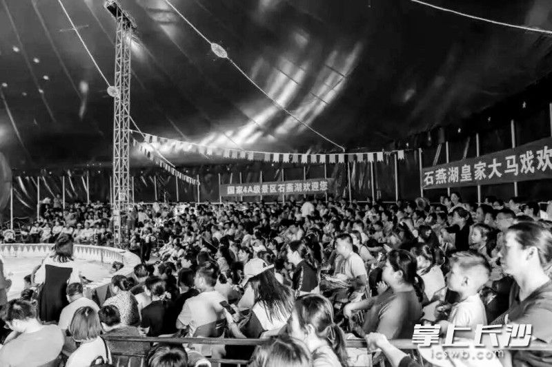 在石燕湖看马戏是不少长沙人的幸福回忆。