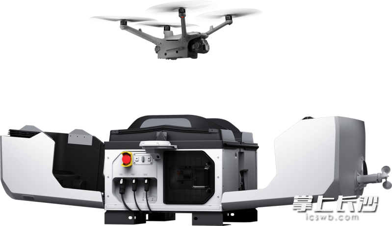 “星城天眸”组网机巢—大疆机场。图片均由长沙市勘测设计研究院供图