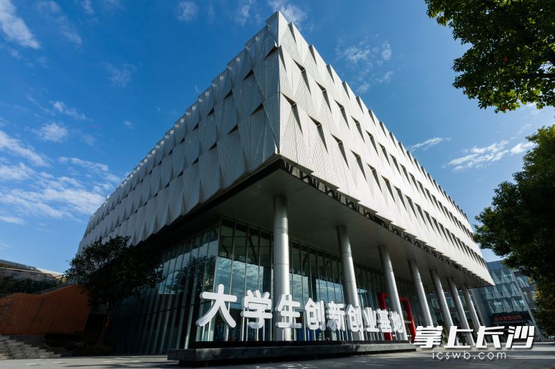 去年底成立的望城经开区大学生创新创业基地，成为大学生创业乐土。 长沙晚报全媒体记者 董阳 摄