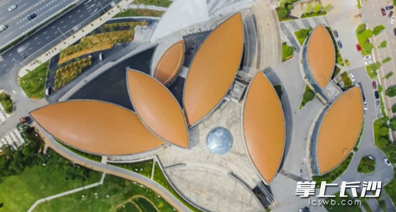隆平水稻博物馆俯瞰图。
