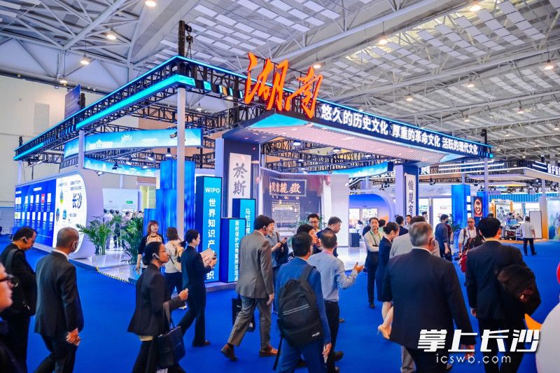 湖湘版权亮相第十届中国国际版权博览会。 均为市委宣传部供图