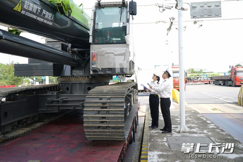 2025年前三季度湖南省工程机械出口255.7亿元，较去年同期增长7.6%。 通讯员供图