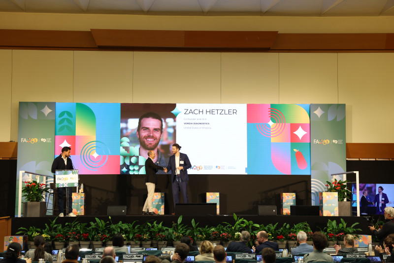 全球农创客大赛铜奖团队“Verdia Diagnostics”再次斩获SIF路演大赛银奖 通讯员 张锐 摄