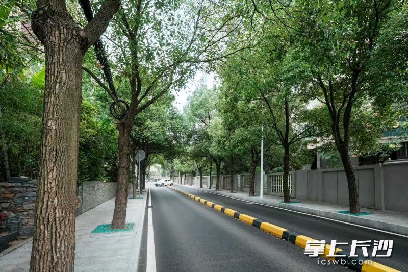 近日，位于雨花区雅塘片区的雅居路完成改造并全新亮相。 均为长沙晚报全媒体记者陈飞摄