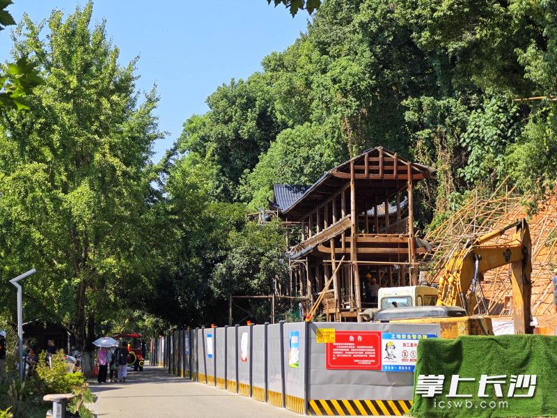 修复前。均为长沙晚报全媒体记者 贺文兵 摄