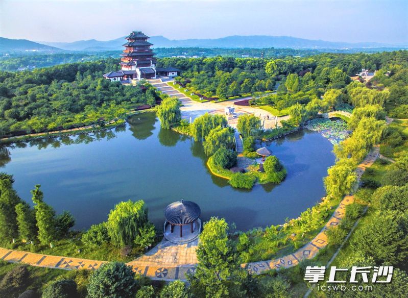 宁乡花明楼少奇故里美景如画。受访方供图 宁乡花明楼少奇故里美景如画。受访方供图