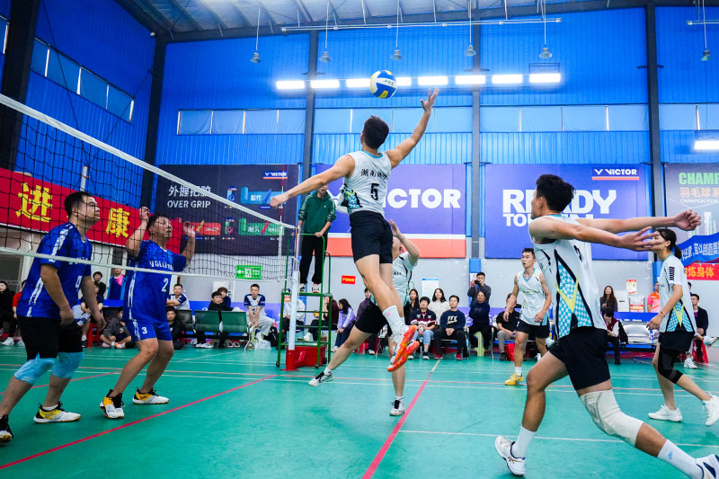 气排球比赛现场。均为主办方供图