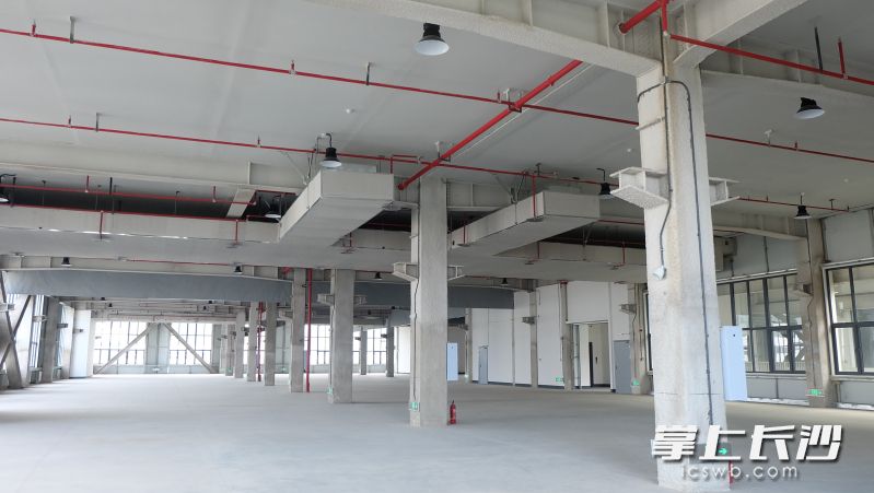 临港智能制造产业园的四层楼厂房实现了免模板、免支撑、免次梁,200吨设备可实现“轻松上楼”。 临港智能制造产业园的四层楼厂房实现了免模板、免支撑、免次梁,200吨设备可实现“轻松上楼”。