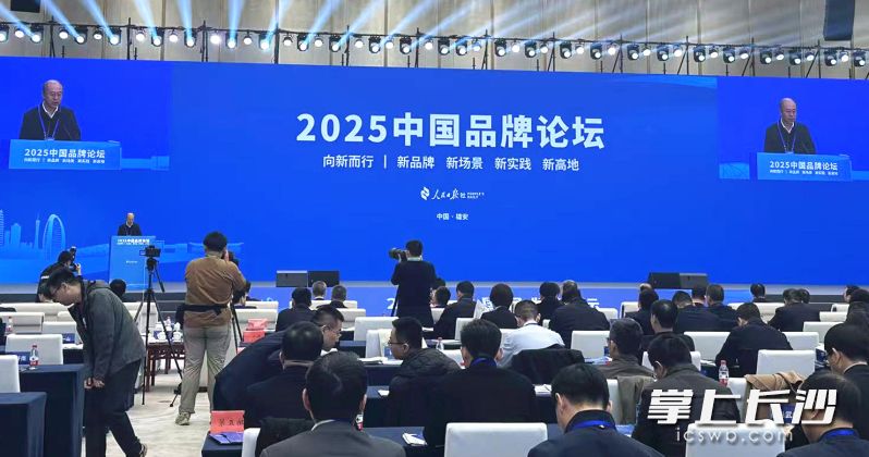 2025中国品牌论坛上,分享了长沙品牌建设经验。 长沙晚报通讯员 段佑长 供图 2025中国品牌论坛上,分享了长沙品牌建设经验。 长沙晚报通讯员 段佑长 供图